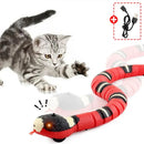 Cobra eletrica brinquedo interativo para gatos