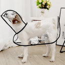 Capa de chuva transparente para cachorros