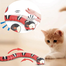 Cobra eletrica brinquedo interativo para gatos