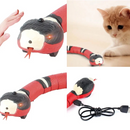 Cobra eletrica brinquedo interativo para gatos